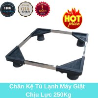 chân máy giặt , kệ máy giặt tủ lạnh bằng inox điều chỉnh kích thước phù hợp với hầu hết các loại máy 7 8 9 10 11 12 13kg