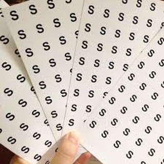 Decal size M dành cho quần áo 96 miếng