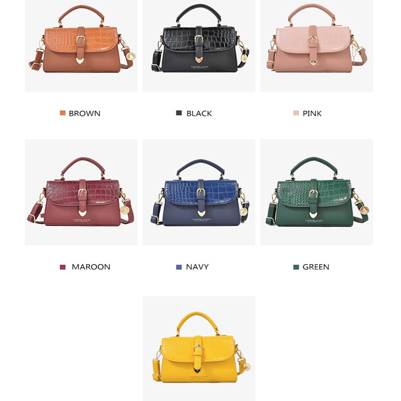 Túi Xách Nữ Đeo Chéo PIERRE LOUES Dáng Công Sở Thời Trang Phối Vân Da Rắn Siêu Đẹp FY84 - TUKADO | BigBuy360 - bigbuy360.vn