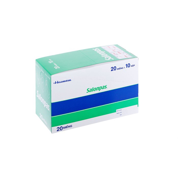 Gói  Salonpas 10 miếng - Hộp 20 miếng