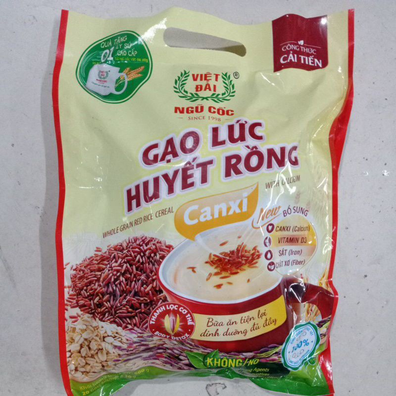 Ngũ cốc gạo lức canxi gói 600g