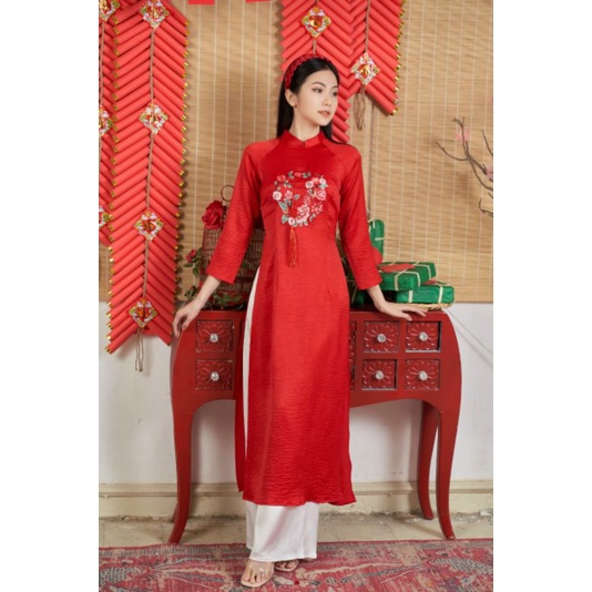 ❤ Áo dài lụa đẹp co giãn nhẹ nhàng hàng thiết kế cao cấp ảnh thật 100%  áo dài thiết kế giá rẻ