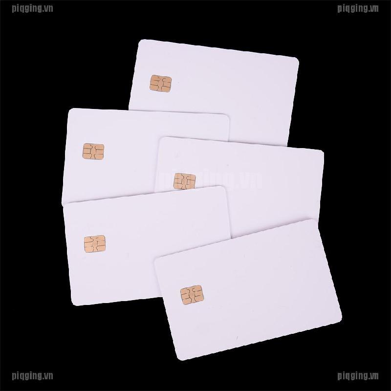 Bộ 5 Chip IC Bằng PVC IC SLE4442 Chip Thông Minh