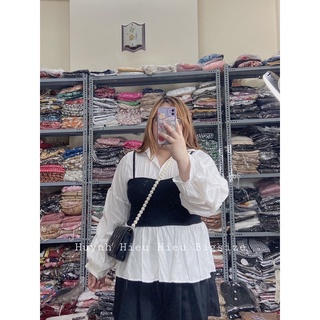bigsize - ❤️🔱 ÁO SƠ MI PHỐI YẾM 🔱❤️