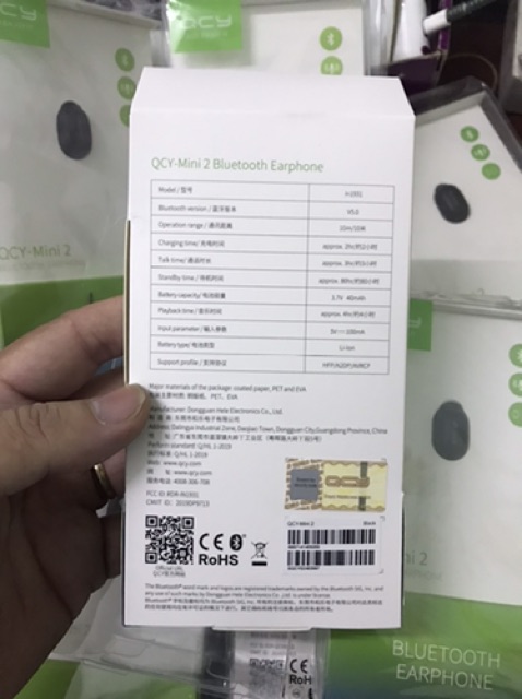 TAI NGHE BLUETOOTH QCY-MINI 2