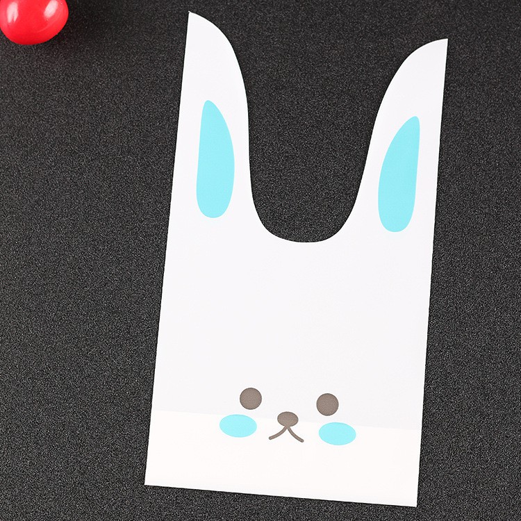 20pcs Rabbit Cookie Plastic Candy Biscuit Packaging Gift