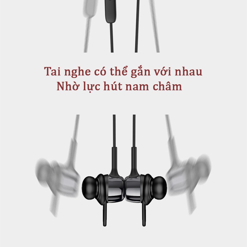Tai nghe bluetooth Roman S601 kêt nối không dây kiểu thể thao chính hãng