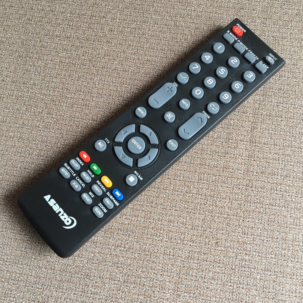 [HÀNG xịn] Remote Điều khiển tivi asanzo dòng LCD hàng tốt