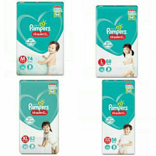 Tã quần pampers M74/L68/XL62