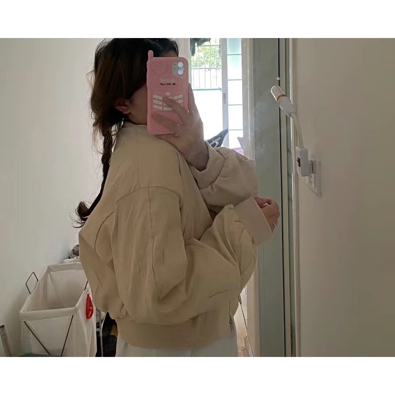 Áo khoác Bomber CROPTOP cho các nàng yêu đây ạ