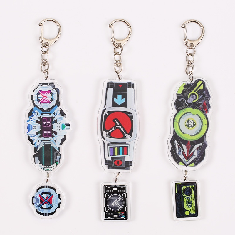 Móc Chìa Khóa Hình Mặt Nạ Kamen Rider Hoạt Hình