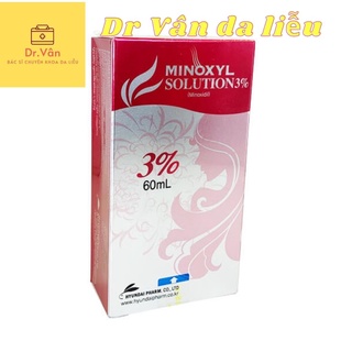 Xịt kích thích mọc tóc minoxyl Solution 3% (lọ dạng xịt 60ml) - Dr Vân da liễu