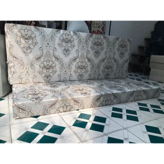 Bộ đệm ngồi ghế salon vải đẹp may theo yêu cầu