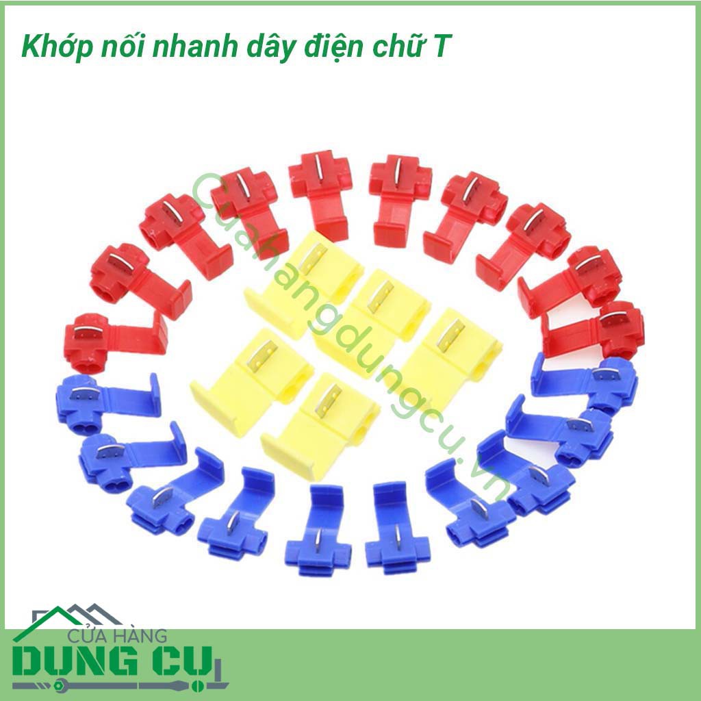 Set 65 khớp nối nhanh dây điện