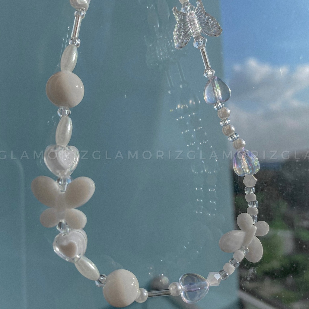 Dây chuyền hạt cườm handmade ✨𝑬𝑺𝑩𝑬𝑹✨ màu pastel phong cách ngọt ngào dễ thương hot trend thời trang |Made by Glamorizzz|