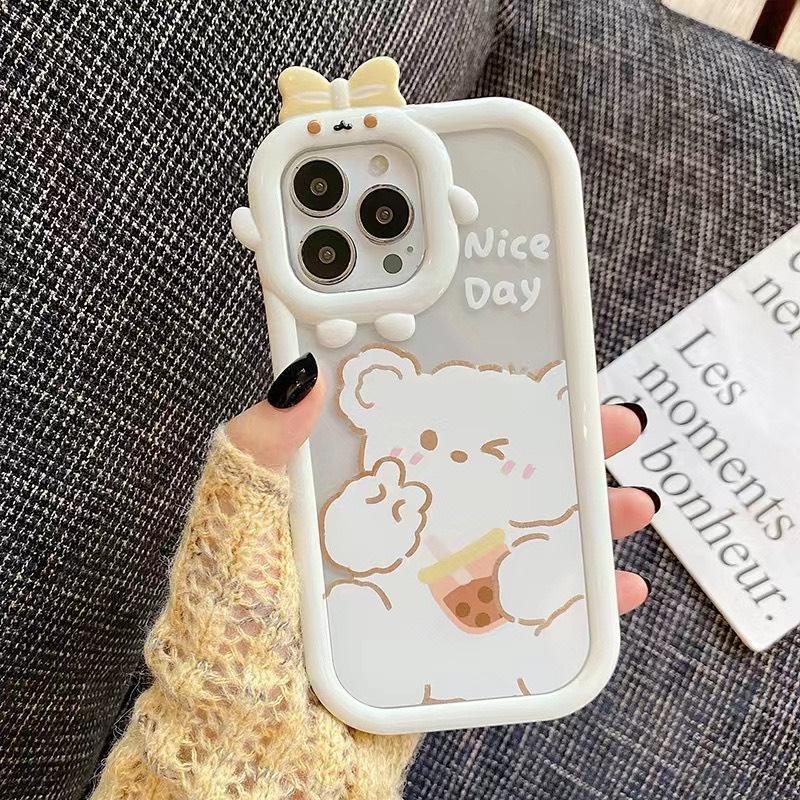 Ốp lưng iphone Nơ Camera Gấu Siêu Dễ Thương 7/8/7plus/8plus/x/xsmax/Xr/11/11pro/11promax/12/12promax/13/14/pro/promax
