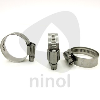 Đai xiết cổ dê inox 304 siết 105-200mm bộ 10-50 cái