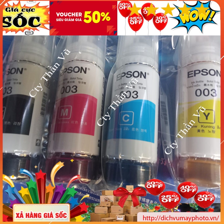 Máy in màu đa chức năng Epson L3150 L3250 mới 100% đầy đủ tính năng in scan copy wifi dẫn mực chính hãng INECO