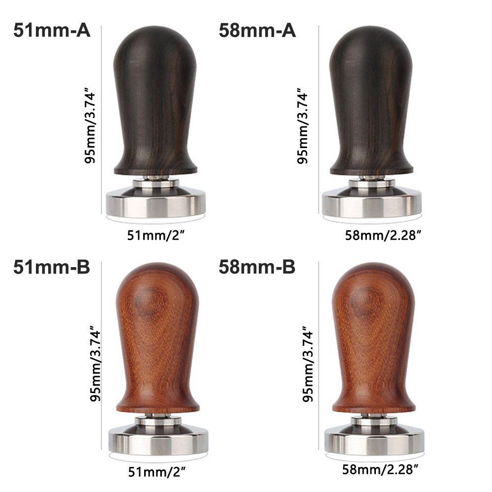 Dụng Cụ Nén Cà Phê Espresso Bằng Thép Không Gỉ Đế Phẳng