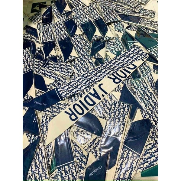 Khăn cột tóc Dior phụ kiện cột,quấn túi xách thời trang