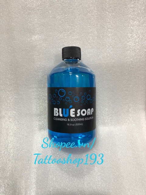 Dung dịch vệ sinh hình xăm ,bluesoap đậm đặc 500ml