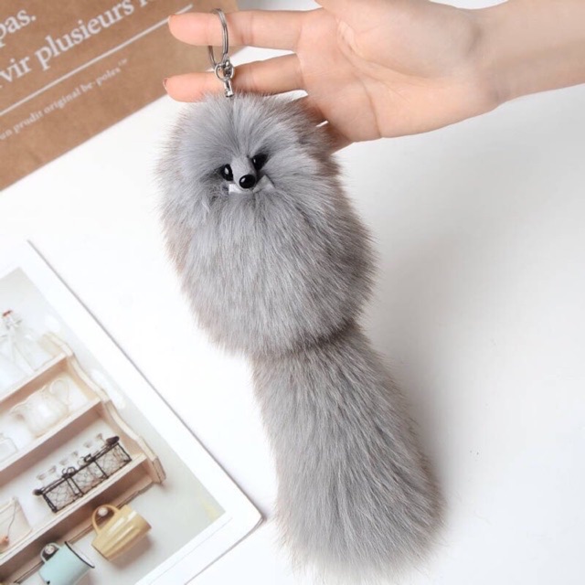 Móc khoá bé Sóc lông