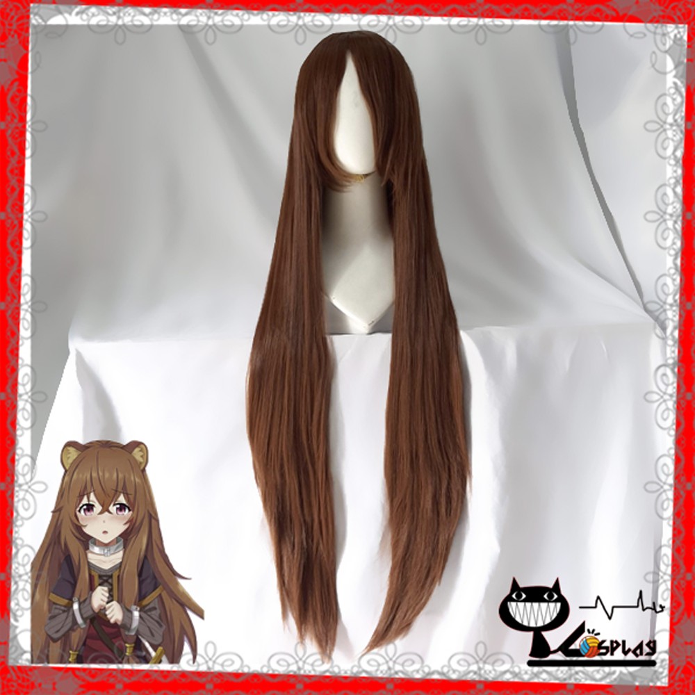[sẵn] Wig/tóc giả cơ bản nữ thẳng nâu hạt dẻ 1m - 100cm tại Miu cosplay