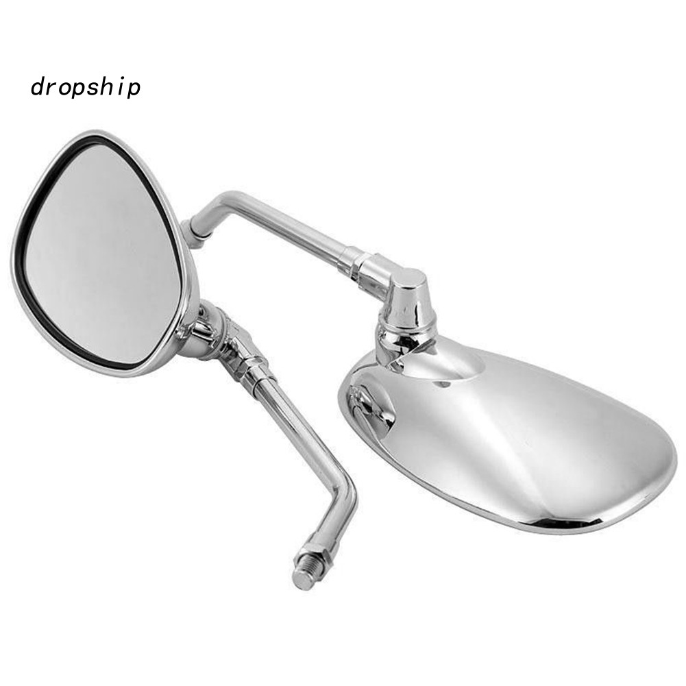 Set 2 Kính Chiếu Hậu Đường Kính Ốc Vít 10mm Cho Xe Mô Tô