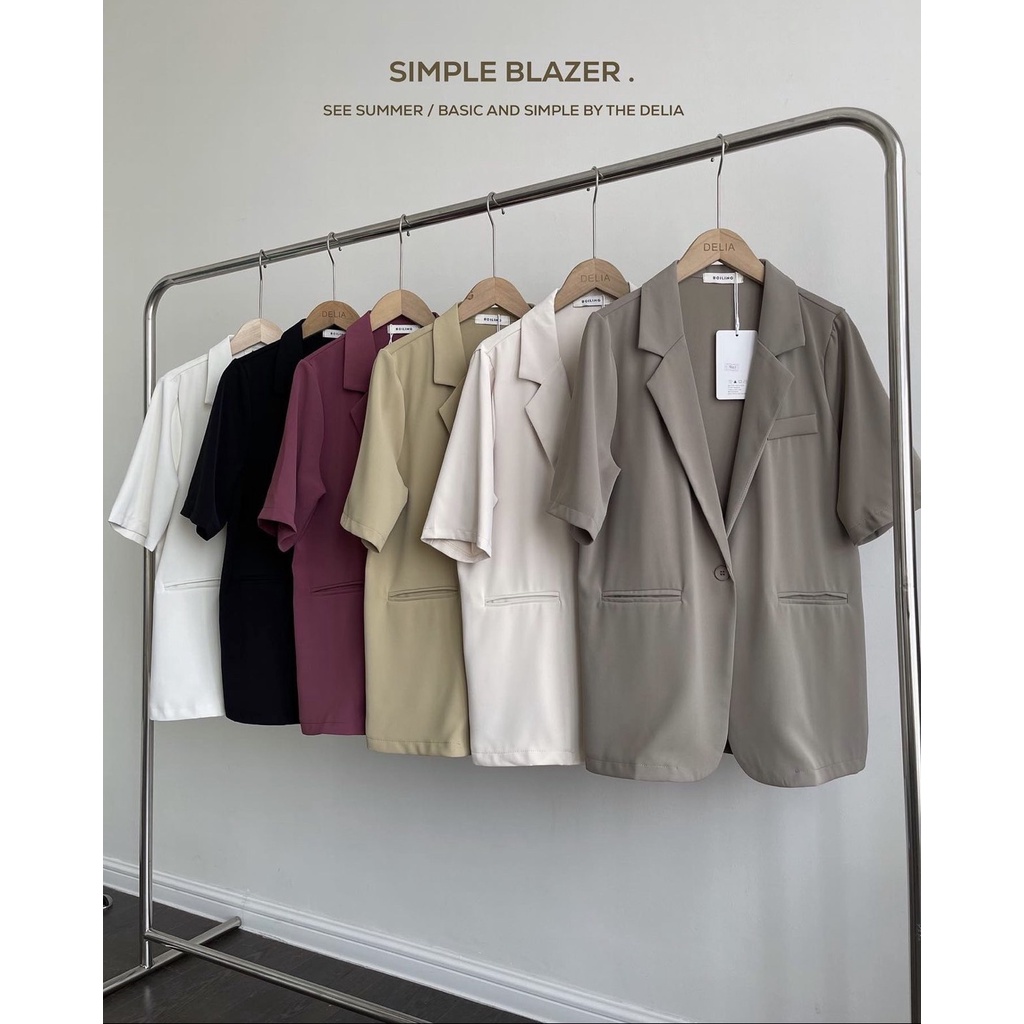 Áo Blazer nữ tay ngắn phong cách công sở March.clothes