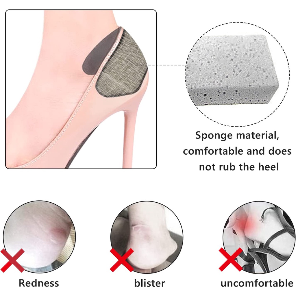 Miếng Đệm Gót Chân Chống Trượt Giảm Đau Khi Mang Giày Cao Gót