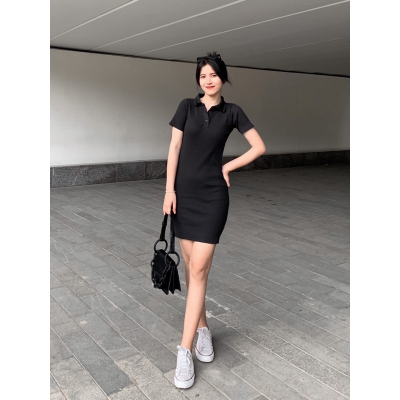 Đầm ôm body Cổ Polo - Cổ Trụ | BigBuy360 - bigbuy360.vn