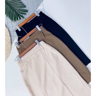 Chân váy cạp xếp ly 3 cúc