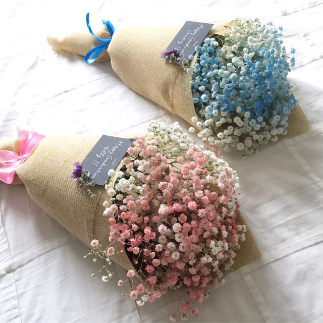 Bó hoa Ốc Quế Baby khô nhỏ xinh phụ kiện chụp ảnh, quà tặng, trang trí decor