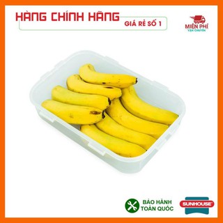 Hộp đựng thức ăn Sunhouse 2500ml ngăn mát, hộp bảo quản thực phẩm ngăn mát SUNHOUSE BioZone 2500ml