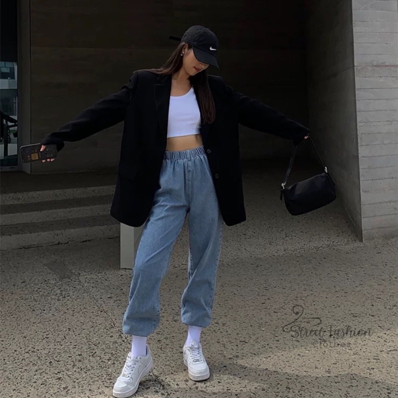 Áo khoác vest blazer nữ dáng đứng rộng oversize hot trend | BigBuy360 - bigbuy360.vn