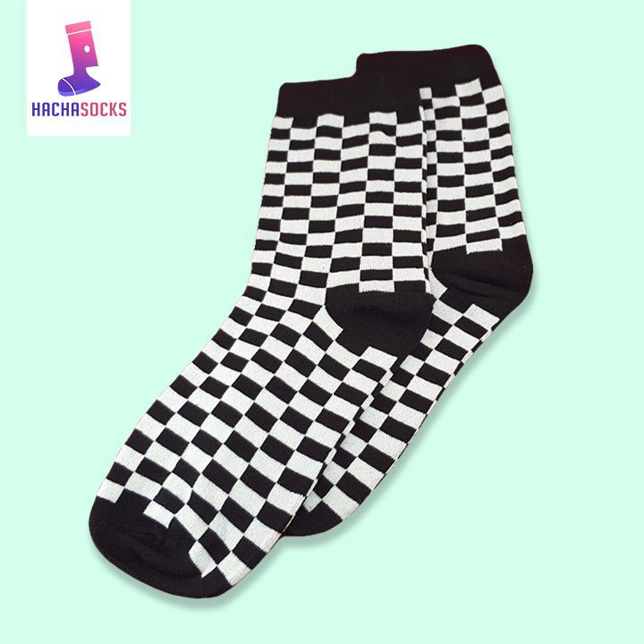 Vớ Van Unisex Size 37-41 | Tất Caro Checker Board Van