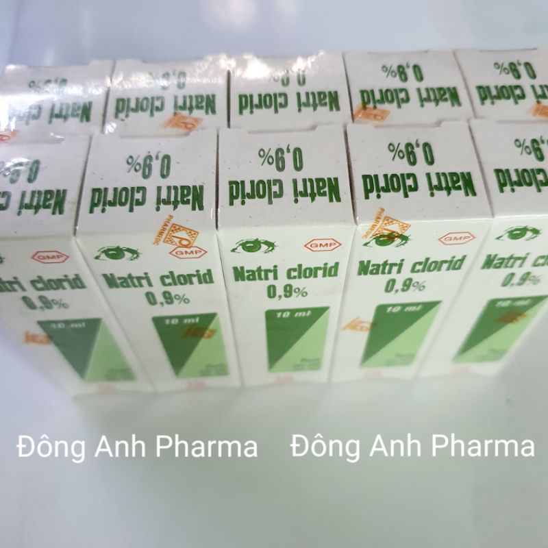 (❣️❣️-5% LN cho quỹ Vacxin) Nước muối sinh lý vệ sinh mắt, mũi cho bé Efticol /Natri Clorid Pharmedic - Đông Anh Pharma