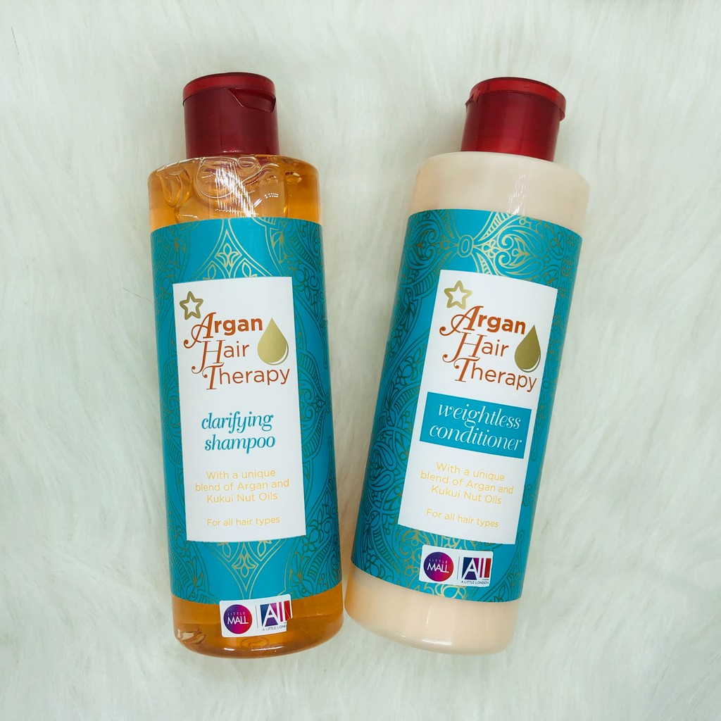 [TOP 1 SHOPEE] Dầu gội Superdrug Argan Hair Therapy Clarifying Shampoo 250ml (Bill Anh)