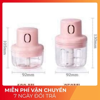 🍏 Máy Xay Tỏi,Ớt🍏Máy xay Cầm Tay Mini Sạc Điện  Thông minh 🍏