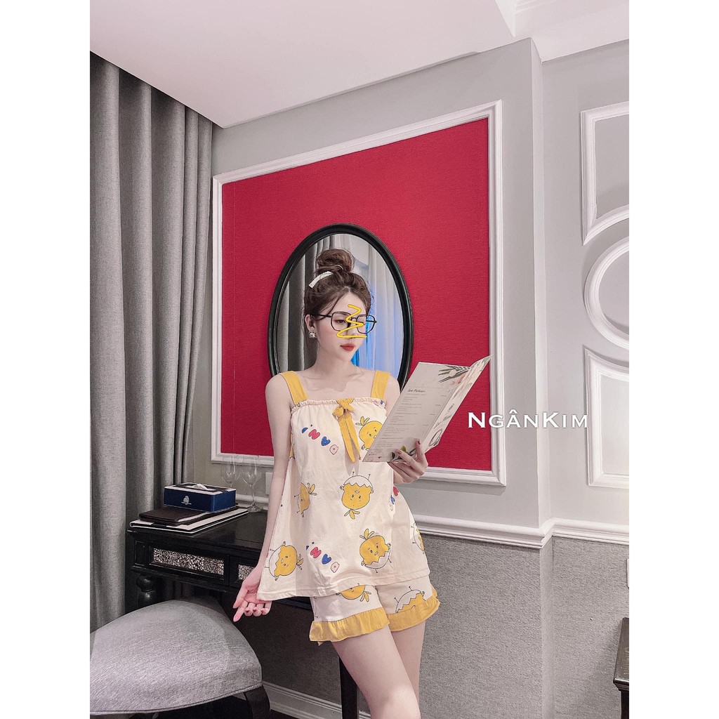 [Mã FAMAYWA giảm 10K đơn 50K] Bộ Ngủ 2 Dây Hoa Quả Siêu Dễ Thương | BigBuy360 - bigbuy360.vn