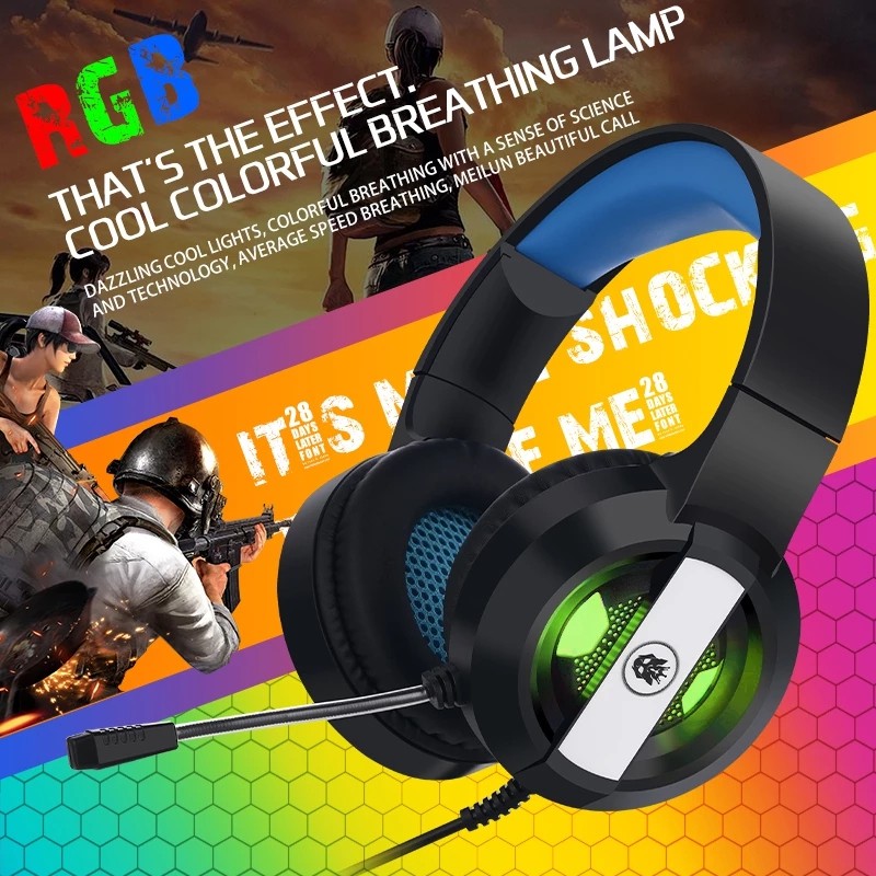 CHANNEL Tai Nghe Chơi Game Chuyên Nghiệp Có Mic Cổng Usb 7.1