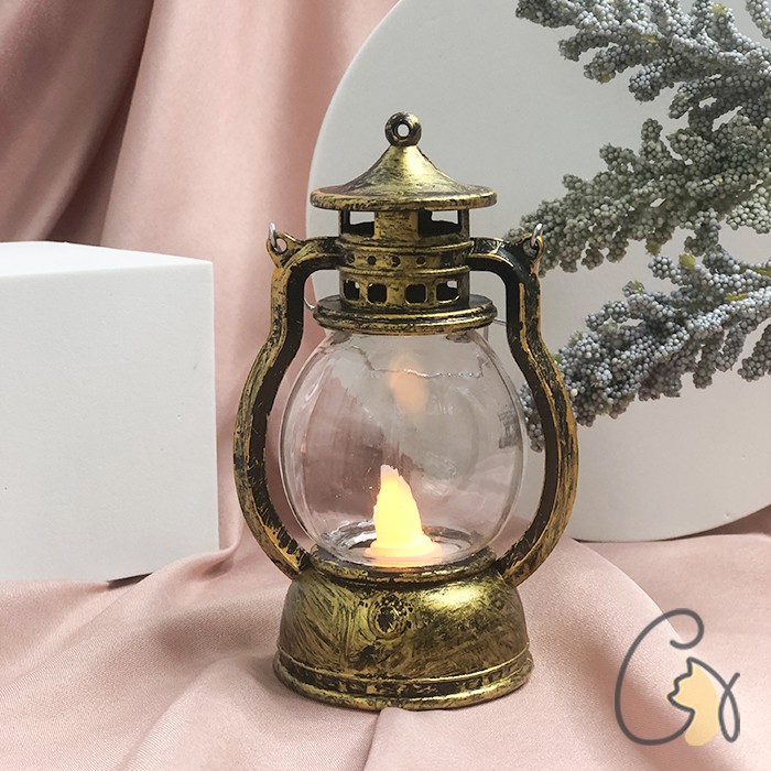 Đèn Dầu Điện Tử LED Trang Trí Phong Cách Cổ Điển Halloween Chihome Decor