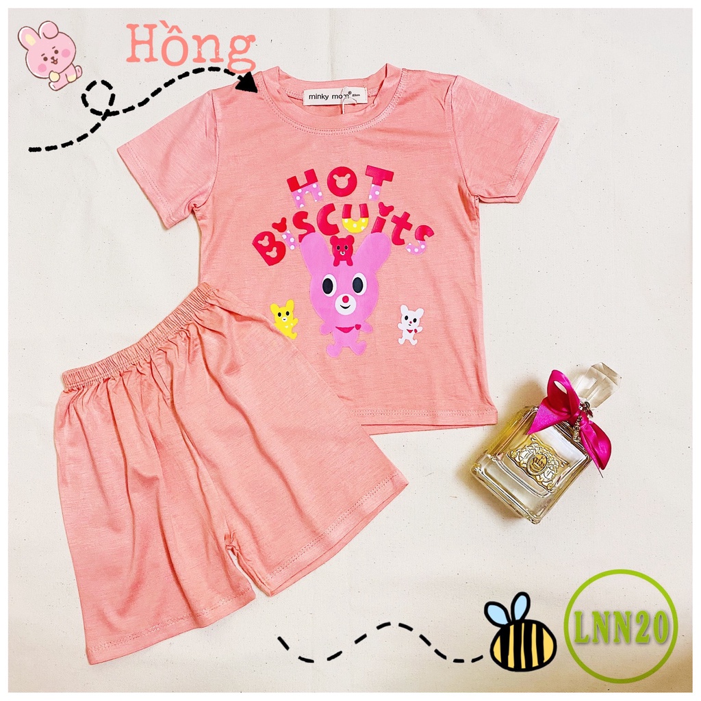 [LNN20] Bộ Cộc Tay Thun Lạnh MINKY MOM CÓ SIZE ĐẠI, Mềm Mịn, Thoáng Mát, Dễ Chịu, Thấm Hút Mồ Hôi, Hàng Chuẩn Đẹp Cho Bé