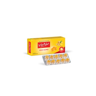 Kẹo Gừng VIETNAT H30V - Giảm nôn do say tàu xe, ăn không tiêu, giảm nôn cho phụ nữ mang thai
