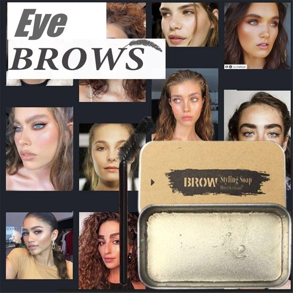 BSUNS Xà Phòng Định Hình Lông Mày Chống Thấm Nước Lâu Trôi Kèm Cọ Tiện Dụng