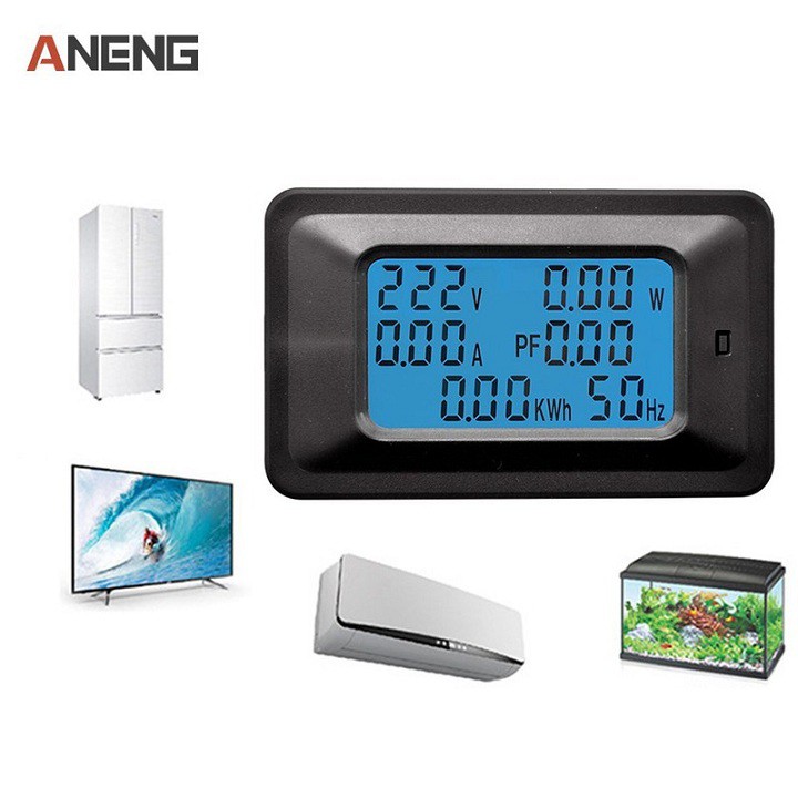 Đồng hồ đo điện 6 thông số 100A công tơ điện tử thiết bị đo công suất