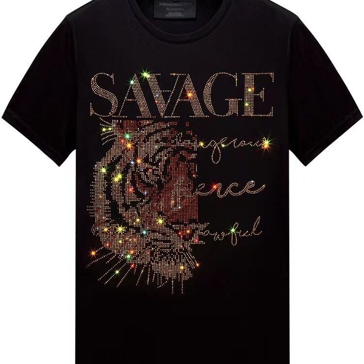 Áo Thun Tay Ngắn In Hình Đầu Hổ Cá Tính Hợp Thời Trang Cho Nam