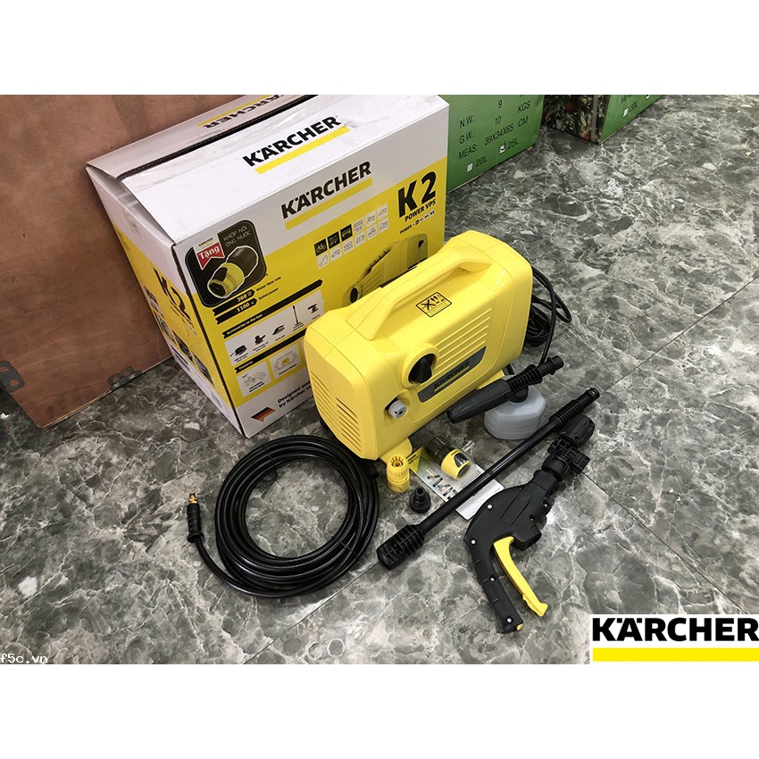 [Karcher K 2 Power VPS] Máy xịt rửa xe Karcher K2 Power VPS - Tặng dung dịch rửa xe 1 lít