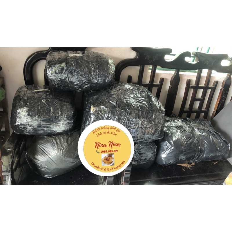 Combo bánh tráng khô gà