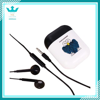 Tai Nghe Có Dây Dễ Thương Jack 3.5mm Kèm Hộp Đựng Cute - Tai Nghe Nhét Tai Có Mic